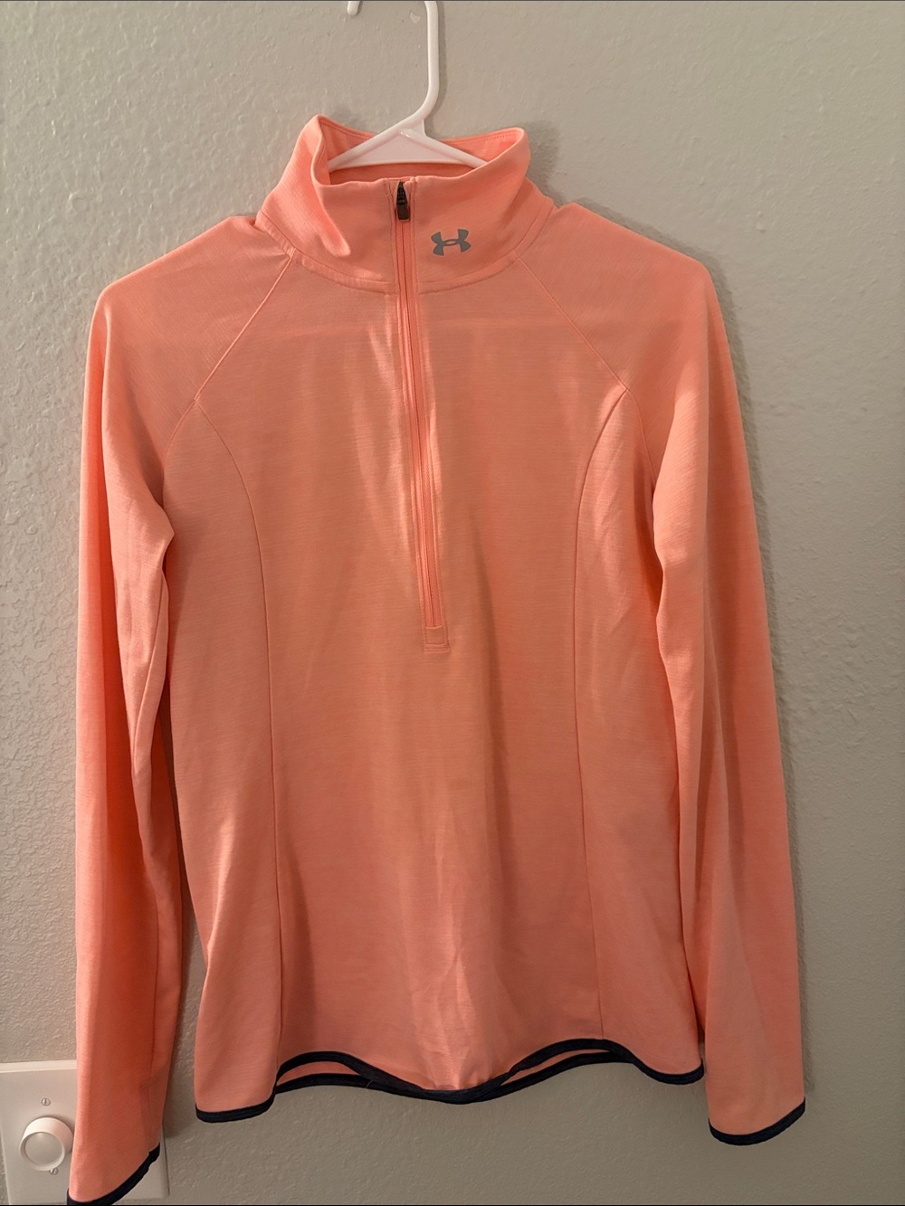Under Armour Peach Half-Zip Long Sleeve Jacket